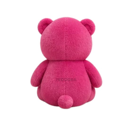Image of Hoddie Teddy Soft Toy for Girls Boys Kids, Purple, Cap Plush Stuffed Baby Gift Birthday, 30 cm