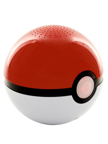 Teknofun Pokémon - Altavoz Bluetooth diseño Pokeball, Color Rojo y Blanco
