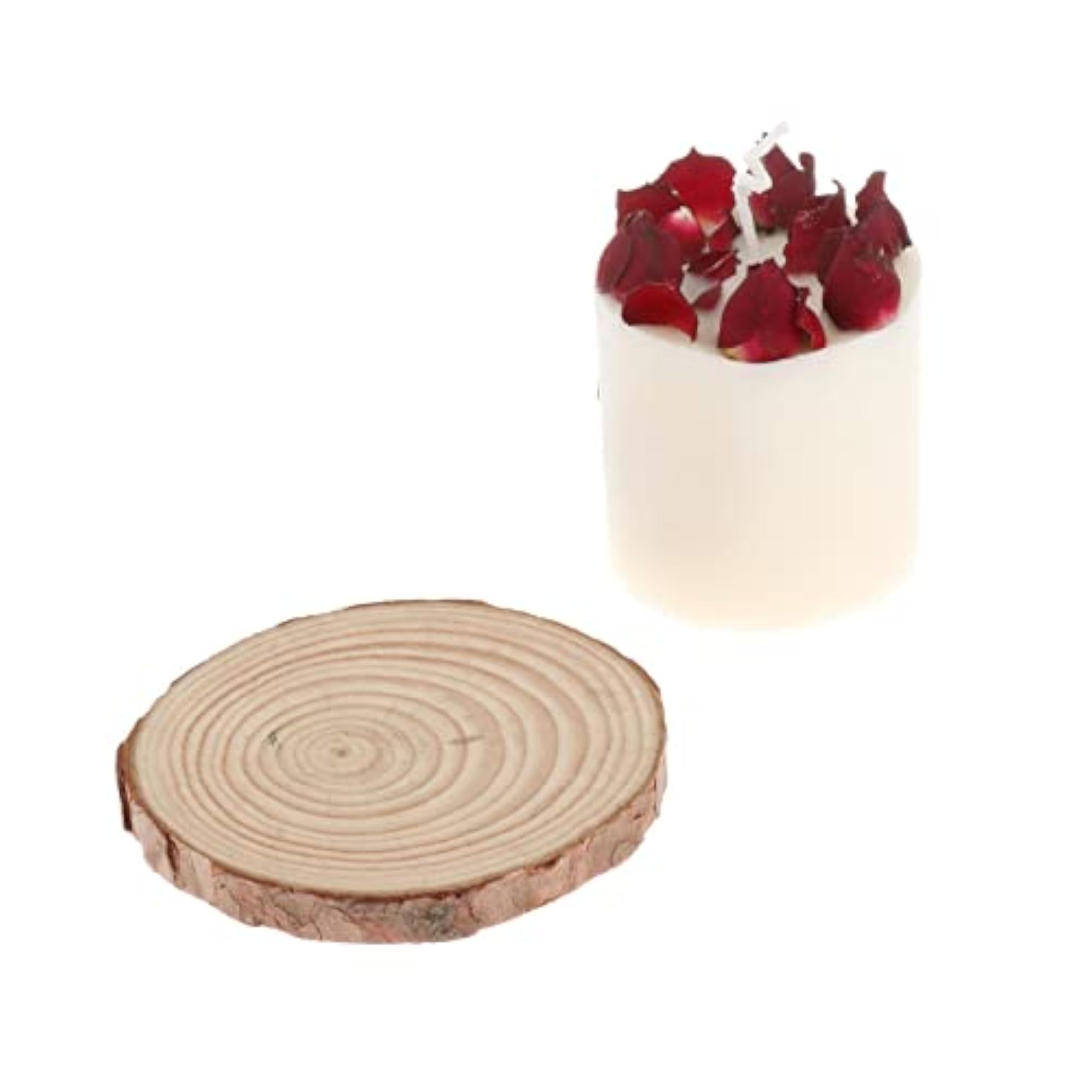 Handmade Scented Candle with Roses Essential Oil