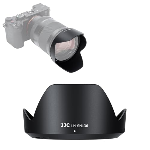 Image of JJC ALC-SH136 Lens Hood for Sony FE 24-240mm F3.5-6.3 OSS Lens SEL24240 | Bayonet, Reversible Design, Replaces Sony ALC-SH136 Lens Hood, Allows to Attach 72mm Filter & Lens Cap, No Vignetting