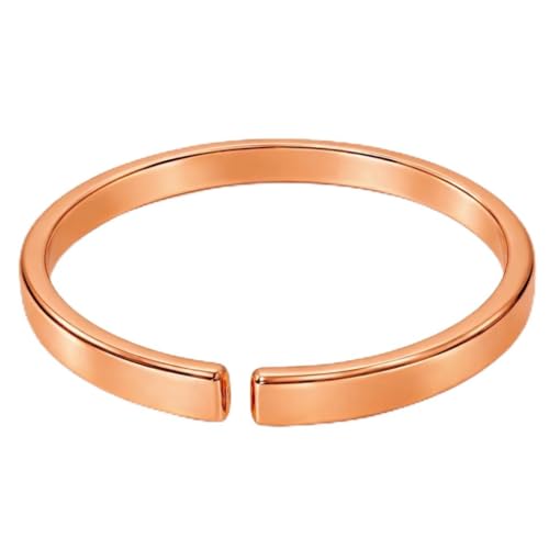 Image of Pure Copper Kada Bracelet for Men & Women, Adjustable Open Bangle, Joint Pain & Arthritis Relief, Improved Blood Circulation, Unisex Traditional Style