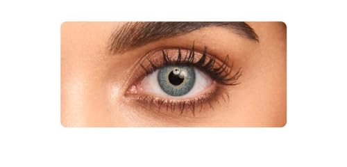 BEAUTY BRATS Daily Disposable Color Contact Lenses, Pack of 10 (Fliety Blue)