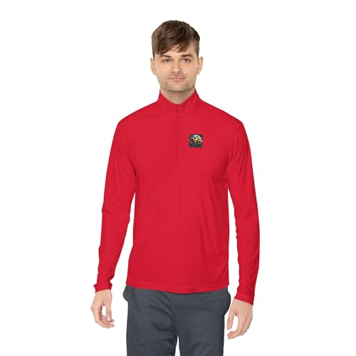 Sporty Unisex Quarter-Zip Pullover for Outdoor Adventures, Casual Wear, Gift for Athletes, Fall Fashion, Layering Piece4