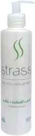 Strass Gel Pós Depilatório Corporal e Facial, Nutritivo e Hidratante, 300ml; Kit com 2 unidades de 300 ml cada