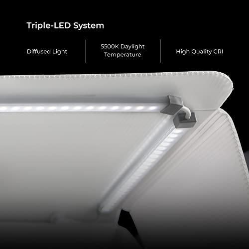 Foldio3 (25inch Lightbox for Product Photography / 25" x 25" / Portable Studio, Dimmable LED Chips, CRI 97+, Background Sheet Included | ORANGEMONKIE | World 1st All-in-one Photo Studio)