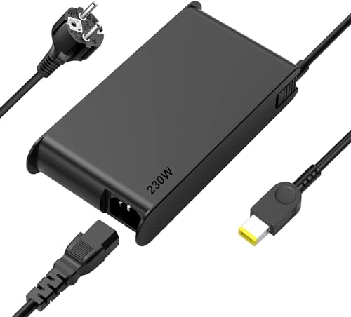 Chargeur Lenovo Legion 230W slim adaptateur secteur compact pour jouer et travailler en déplacement