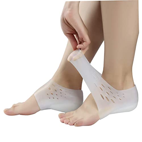 Invisible Height Increase Insole,Silicone Heel Insole Shoe Inserts Pads for Men Women 5cm 1Pair Cover