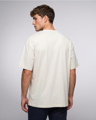 Image of Nobero 100% Cotton Oversized T Shirts for Men Stylish | Oversized Fit | Solid T Shirts for Men 180 GSM Combed Cotton | Round Neck Half Sleeve