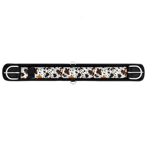 Showman Cow Print Neoprene Bottom Girth (32
