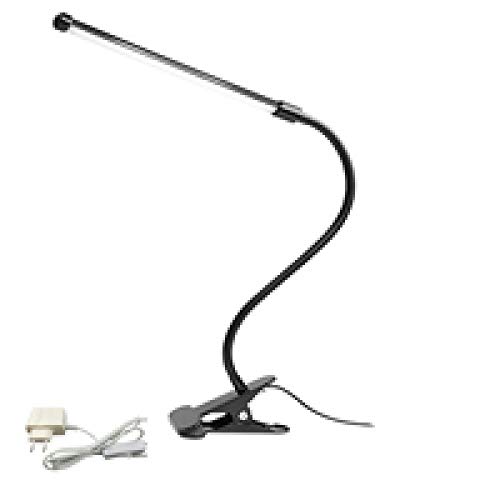Preisvergleich Produktbild 5W LED Schlauch Wandleuchte flexible Badspiegelleuchte Bettlesestudie Wandleuchte LED Licht-Clip_mit_EU-Stecker_Schwarz_Geh...