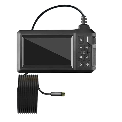 EPIPHQNY Industrial Endoscope Inspection Camera with Adjustable Light Bracket Borescope Scope Camera for Inspection