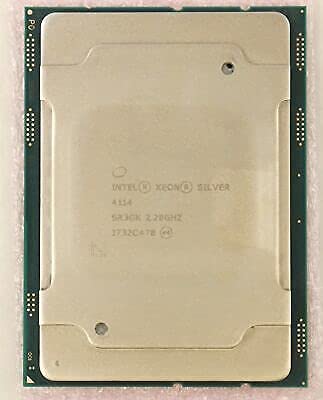Original Intel Xeon Silver 4114 SR3GK Silver4114 Processor 13.75M Cache 2.20GHz 10-cores 85W LGA3647 Scalable CPU (Renewed)