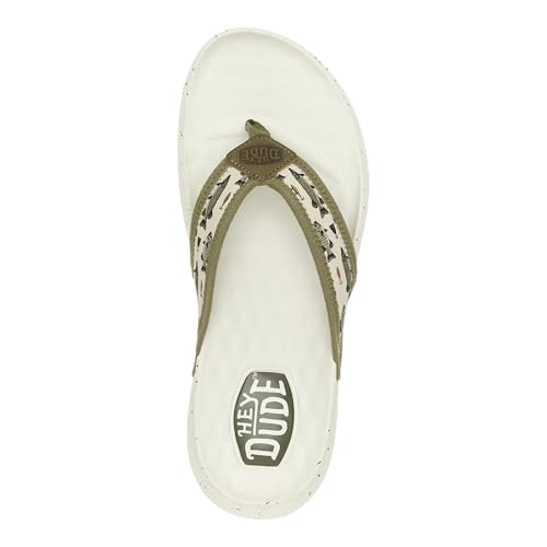 Hey Dude Men's Myers Flip Classic Black/Black | Men's Shoes | Men Slip-on Sandals | Comfortable & Light-Weight2