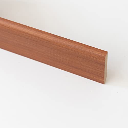 10 PZ Di BATTISCOPA IN MDF CILIEGIO MM.10X70X2400