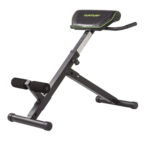 Tunturi Rückentrainer CT40, Hyperextension Bank, Verstellbarer Roman Chair mit 7 Positionen, zusammenklappbar Tunturi Rückentrainer CT40, Hyperextension Bank, Verstellbarer Roman Chair mit 7 Positionen, zusammenklappbar