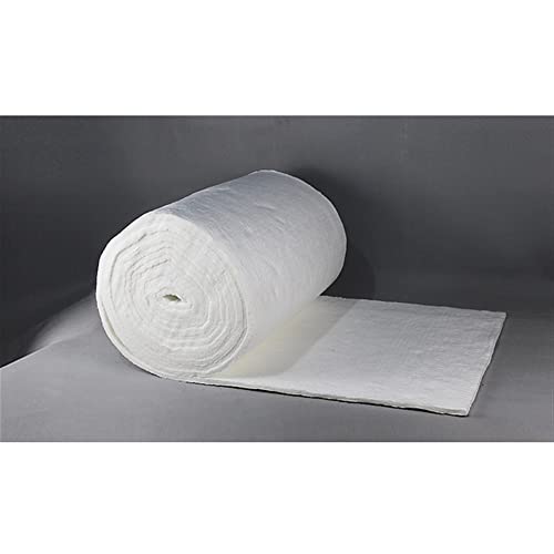 ezkxoprs Keramikfaser-Isolierwand-Feuerdecke - Hitze mit hoher Dichte 2400F (1315C), für Öfen, Ofenwände, Brennöfen, Schamottesteine, Pizzaöfen - einschließlich Handschuhe Cover