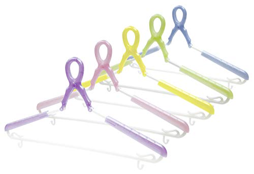 Kokubo laundry hanger slide catch hanger 5-color set 6991