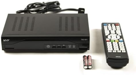 Qualm Digital TV Converter Box ATSC Set-Top Box for Antenna, Free Over-The-Air Channels, HDMI & RCA Output, USB Media Playback, TV Recording Ready, QAM Set-Top Box, High-Definition MPEG-2/4