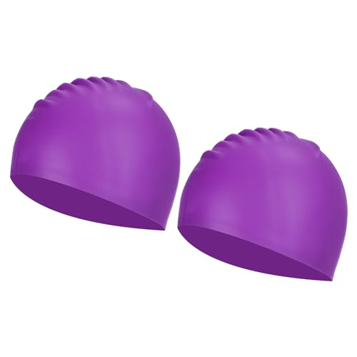 Bonnet de bain antidérapant PATIKIL pour protéger les cheveux longs et courts du chlore