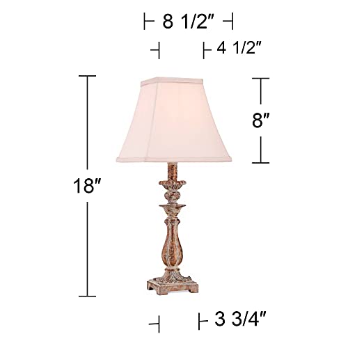 Lámpara de mesa tradicional Regency Hill Alicia de 18 pulg miniatura 4