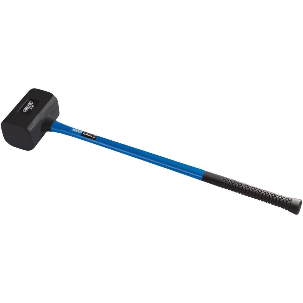 Draper DBH35 mazzuola gomma Mallets con asta in fibra di vetro, blu