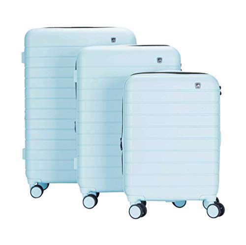 Image of Sherrpa Destiny Hardside Collection Polycarbonate Expandable Luggage Trolley with Spinner Wheels & TSA Approved Combination Lock - Set of 2 (Cabin Size - 25 inch& 20 inch)