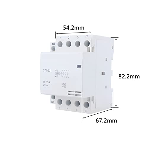 Contacteur AC CT1-63 63A 2NC pour rail Din monophasé 230V domestique - 6