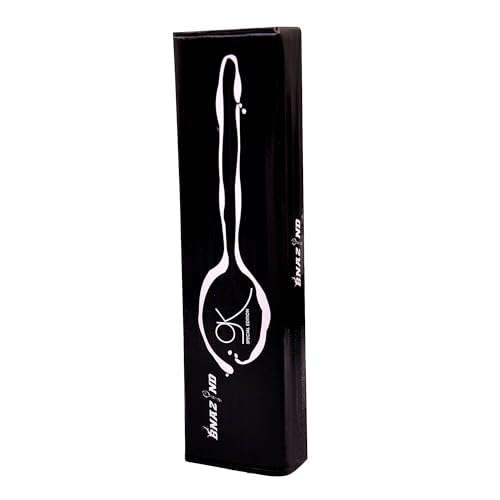 BNAZIND Kunz Perforated Spoon | 18/10 Stainless Steel Plating 9 Inch Basting Quenelle Chef Serving Plating Spoon