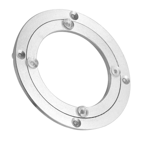 Plateau tournant silencieux pour table et TV, support en aluminium pour charge lourde
