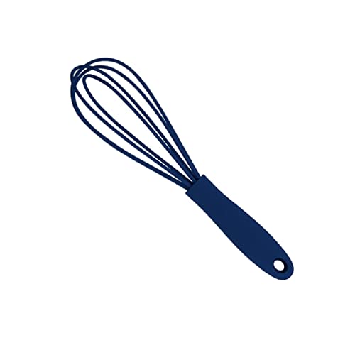 シリコン泡立て器キッチン用品ノンスクラッチミキサーエッグビーター泡立てブルー 青 17x4x4cm