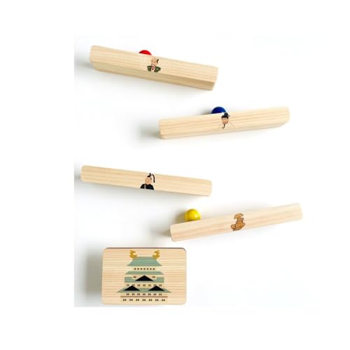 磁石でくっつくころがるクッコル なごや三英傑 天下泰平コロコロ 木のおもちゃ