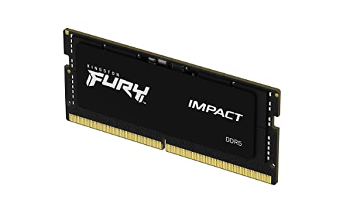 Image of Kingston FURY Impact 16GB 6400MT /s CL38 DDR5 SODIMM | Intel XMP 3.0 | Plug N Play | Laptop Memory | Single Module | KF564S38IB-16