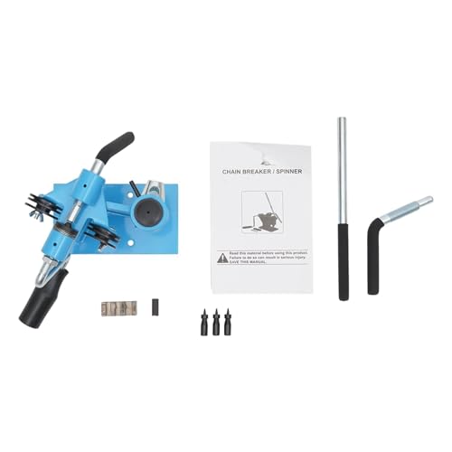 Rompecadenas y girador Profesional para Motosierra con Punzones y Cabezales de Cadena para una reparación y Mantenimiento eficientes de la Cadena.