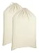 COTTON CRAFT - 2 Pack Extra Large 100% Cotton Canvas Heavy Duty Laundry Bags - Natural Cotton - 28"x36" - Versatile - Multi Use