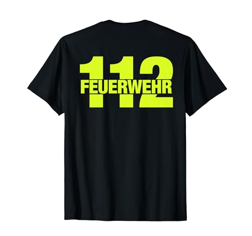 Feuerwehrmann Notruf 112 Feuerwehr T-Shirt
