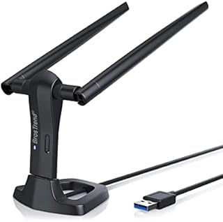 BrosTrend Linux WiFi Adapter for Ubuntu, Mint, Kali, Debian, Lubuntu, Xubuntu, Mate, Zorin, PureOS, Raspberry Pi 2+, Windows 11, 1200Mbps, 5GHz/2.4GHz, Long Range 2X5dBi Antennas, USB3.0