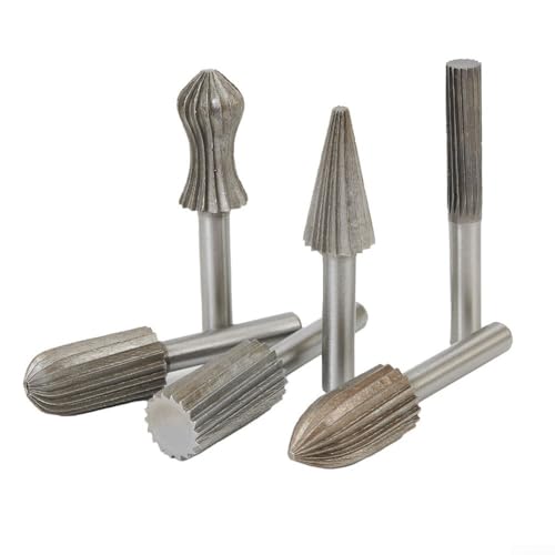 Set de 6 fresas de carburo para tallado fino, 6 mm miniatura 7