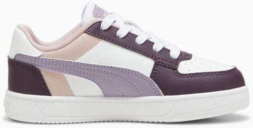 Image of PUMA Unisex-Child CAVEN, Midnight Plum-Pale Plum-PUMA White, Little Kid 1