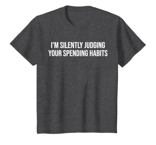 Funny Financial Advisor T-Shirt, Youth, Dark Heather Grey, Large