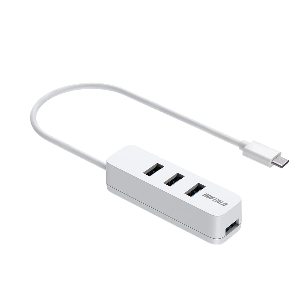 Amazon.co.jp: バッファロー USB-C 3.2Gen1バスパワー上挿しハブ 磁石