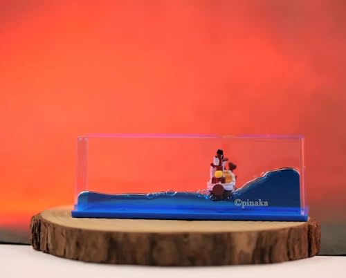 Image of PINAKA One Piece Unsinkable Thousand Sunny Ship Action Figure, Anime Theme, Multi Color, PVC, 14.2 x 5.5 x 4.5 cm