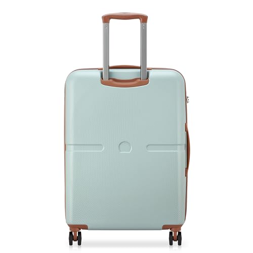 Image of DELSEY PARIS Juliette 65.5 cms Medium Check-in ABS /Polycarbonate Hard Sided 8 Wheels Spinner Suitcase /Trolley Bag for Travel with TSA Lock- Sage Green