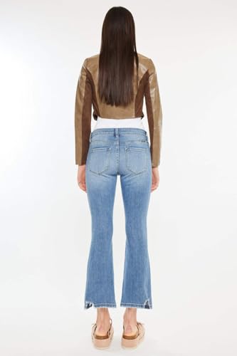 SALT TREE Kancan - Savanna Mid Rise Cropped Flare Jean - Essential, KC20058M2