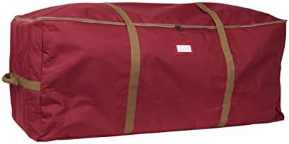 Covermates Keepsakes Christmas Tree Cinch Bag - Superior Protection, Cinch Straps, Fits Up to 9 to 11-Foot Tree - Holiday Storage-Red