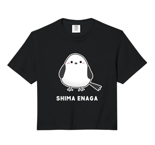 Shima Enaga Bird Long-Tailed tit Japan Hokkaido Snow Fairy Comfort Colors Crop Top