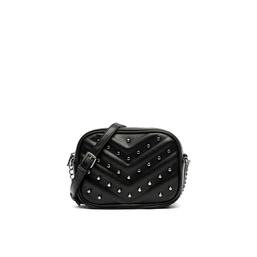 MISAKO Padechi bolso bandolera pequeño con detalles acolchado Mujer - Padechi Negro 15 X 20 X 7 cm
