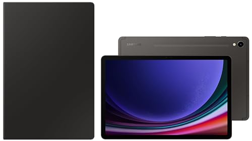 Image of Samsung Galaxy Tab S9 Ultra 36.99 cm (14.6 inch) Dynamic AMOLED 2X Display, RAM 12 GB, ROM 256 GB Expandable, S Pen in-Box, Wi-Fi Tablet, Gray with S9 Ultra Book Cover Keyboard, Black