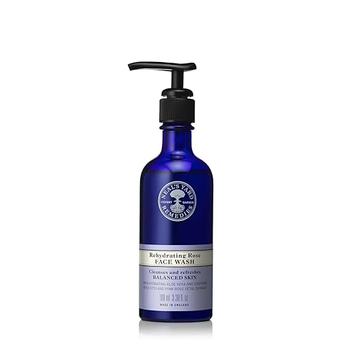 Neal's Yard Remedies Damask Rose Face Wash, Cleanses & Hydrates Skin, Vegan & Cruelty-Free, 100ml