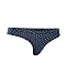 Under Armour Women's Power In Pink Pure Stretch Thong, Midnight Navy/White, Medium