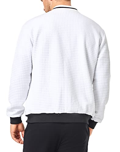 Savkoov Mens Lightweight Jacket Casual Bomber Jacket Varsity Coat thumb #3